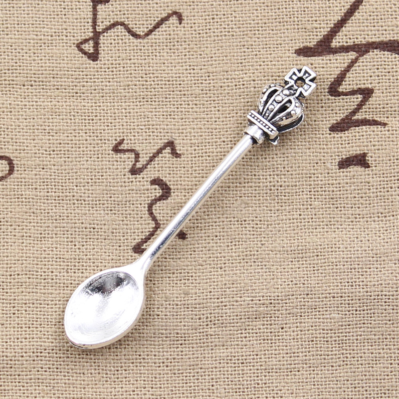 8pcs Charms Kitchen Spoon Crow - Vintage Collectible Spoons ulasan dan harga