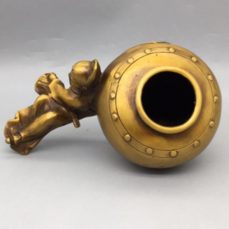 Vintage Brass Li Bai Drunk Win - Vintage Collectible Pens ulasan dan harga