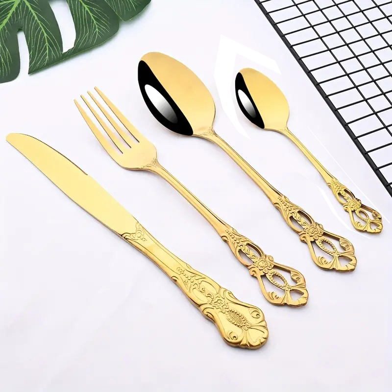 4/24pcs Elegant and Durable vi - Vintage Collectible Spoons ulasan dan harga
