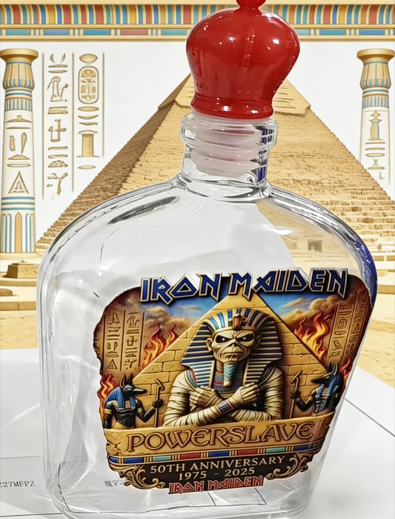 Vintage Rock Themed Mummy Scul - Vintage Collectible Bottles ulasan dan harga